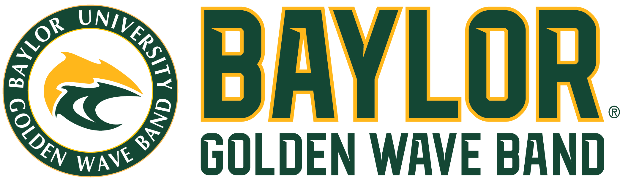 Baylor University Golden Wave Band logo